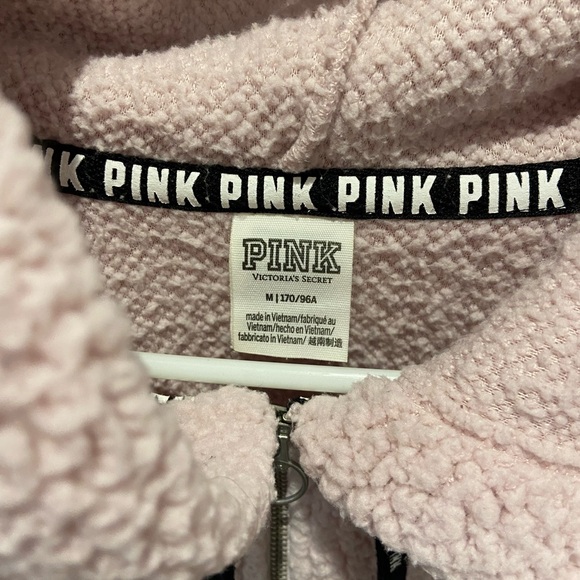 VS Pink Sherpa Hoodie - Picture 2 of 3